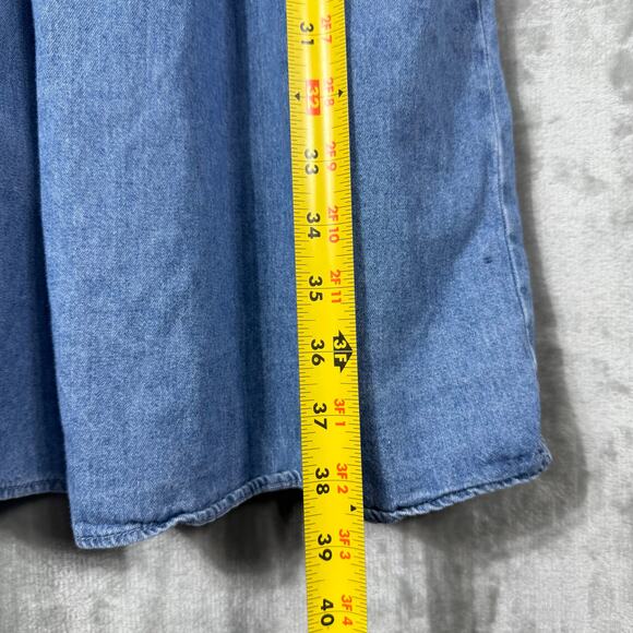 VTG My Michelle Denim Dress‎ Kids Youth Girls 12 Blue - Picture 5 of 14